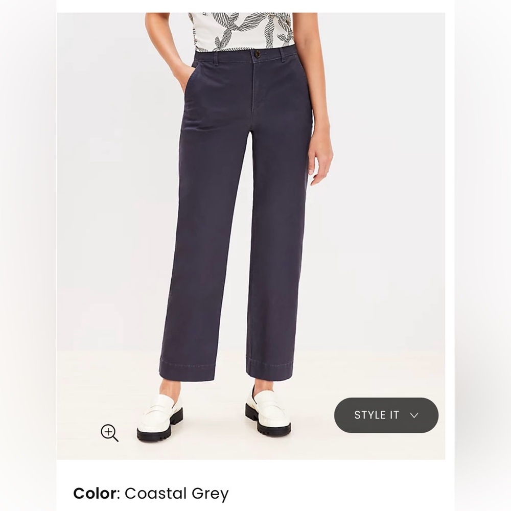 Loft outlet Monroe cropped pant